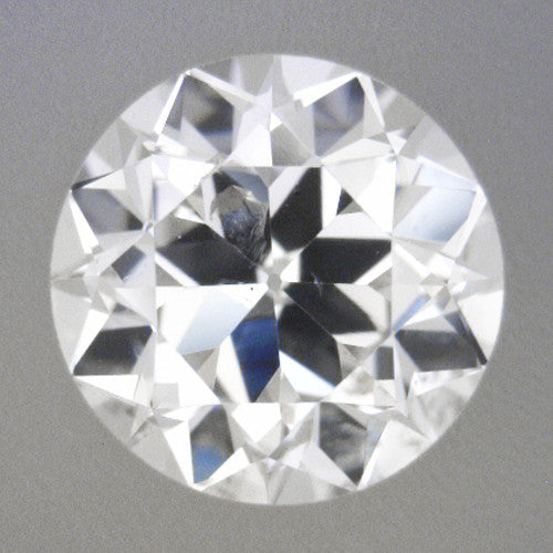 0.42 Carat Loose Vintage Transitional Round Brilliant Cut Diamond - Natural F Color SI3 Clarity