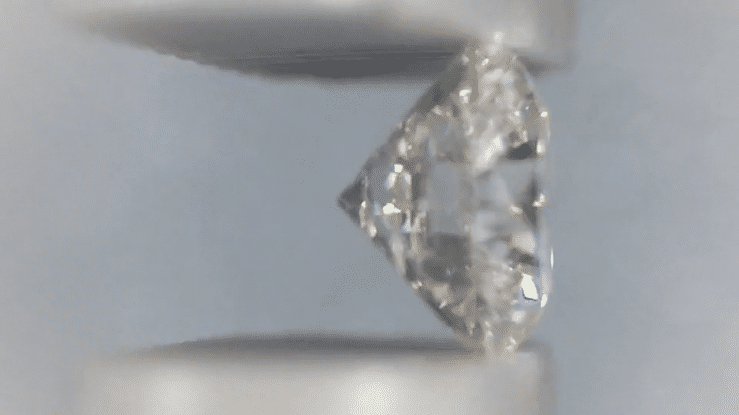 0.38 Carat Natural Affordable Loose Round Hearts and Arrows Diamond F Color I1 Clarity | EGL USA Report - Item: D496 - Image: 3