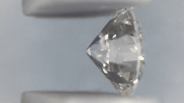 0.38 Carat Natural Loose Round F Color Diamond SI1 Clarity | EGL USA Report - Item: D233 - Image: 3