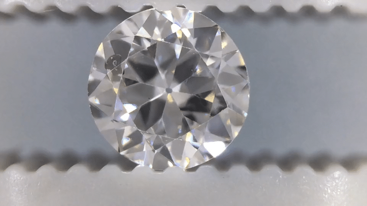 0.41 Carat Loose Round Old Cut Diamond - Natural | E Color SI2 Clarity | EGL USA - Item: D273 - Image: 3