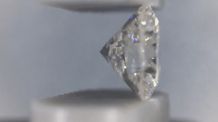 0.47 Carat H Color VS2 Clarity Round Very Good Polish | Laser Enhanced Affordable Natural Loose Diamond | EGL USA - Item: D574 - Image: 3