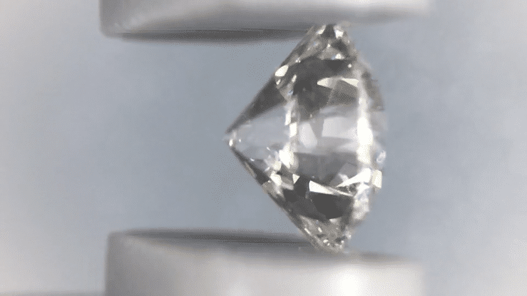 0.62 G Color SI1 Clarity Natural Loose Round Diamond EGL USA Graded Hearts and Arrows Cut - Item: D361 - Image: 3
