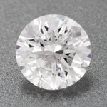 0.38 Carat Natural Affordable Loose Round Hearts and Arrows Diamond F Color I1 Clarity | EGL USA Report
