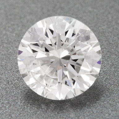 0.38 Carat Natural Affordable Loose Round Hearts and Arrows Diamond F Color I1 Clarity | EGL USA Report