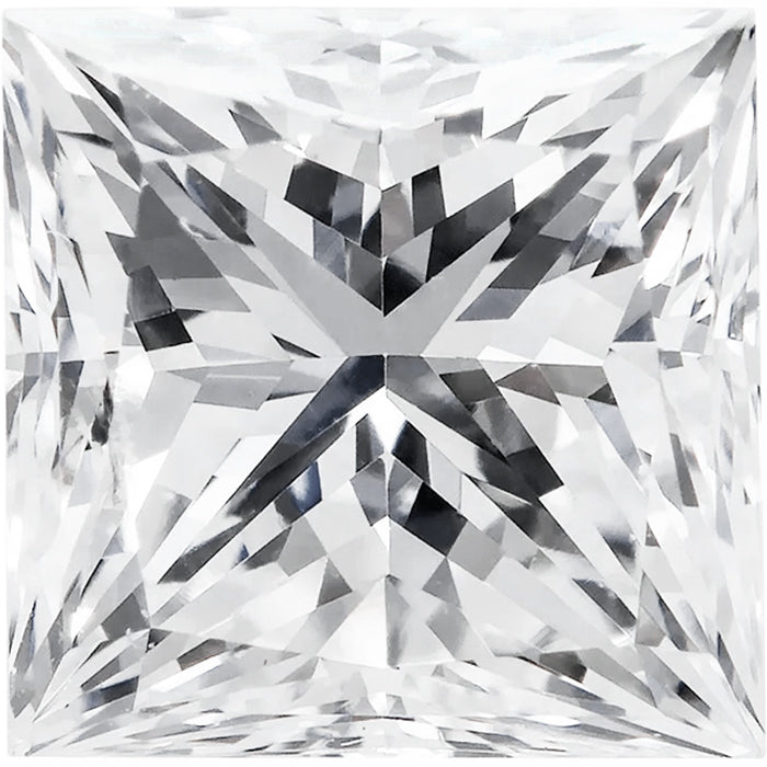 Princess Cut Diamond for 1.50 Carat Setting - Includes Expert Mounting Into the Ring - Your Custom Ring Will Arrive Complete