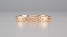 1950's Love Anchor and Cross Wedding Band in 14 Karat Rose Gold - 3mm Wide