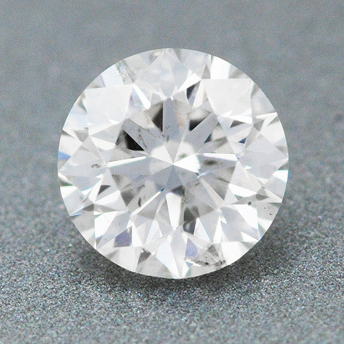 0.46 Carat Loose Round Brilliant Cut Diamond - Excellent  Ideal Cut F Color SI1 Clarity - 100% Eye Clean - EGL Graded