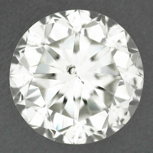 0.47 J Color SI1 Clarity Loose Round Brilliant Cut Diamond - Natural | Excellent Cut With Hearts and Arrows | EGL USA