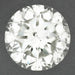 0.47 J Color SI1 Clarity Loose Round Brilliant Cut Diamond - Natural | Excellent Cut With Hearts and Arrows | EGL USA