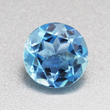 Deep Paradise Blue Loose 0.37 Carat Round Aquamarine | Natural 4.9 mm