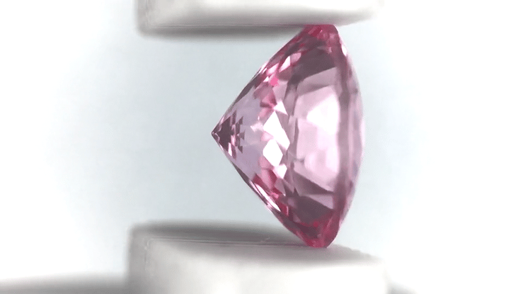 6mm Fine Loose Lab Grown Carnation Pink Sapphire | 1.09 Carat Round - Item: SPSYN003353 - Image: 3