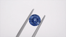 7mm Brilliant Round Periwinkle Blue Lab Grown Sapphire | Rare Montana Yogo Color | 1.80 Carat Premium AAAA Quality Loose Stone