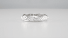 Art Deco Ellington Vintage Diamond Wedding Band in Platinum - Size 6