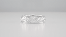 Art Deco Marbledale Antique Diamond Wedding Ring in Platinum - Size 5