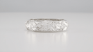 Art Deco Diamonds Millington Antique Wedding Band in Platinum - Size 5