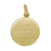 1960's Estate Matthew 17:20 Mustard Seed Charm in 14K Yellow Gold with Sky Blue Background