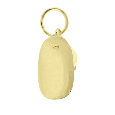 Vintage Baby's First Shoe Charm in 14 Karat Yellow Gold - alternate view