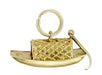 Antique Chinese Sampan Boat Charm in 14 Karat Yellow Gold - C301