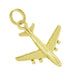 1960's 747 Jet Airplane Charm in 14 Karat Gold