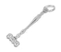 Judge's Gavel Charm in 14 Karat Yellow or White Gold