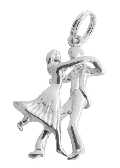Ballroom Dancers Charm in 14 Karat Gold - alternate view