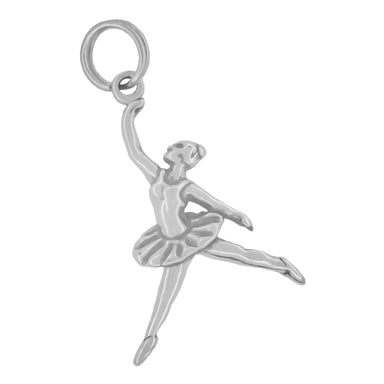 Graceful Arabesque Ballerina Charm in 14 Karat Gold - alternate view