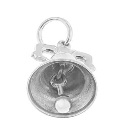 Movable Liberty Bell Charm in 14 Karat Gold - Item: C534 - Image: 4