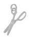 Vintage Style Articulating Scissors Charm Pendant in 14K Yellow Gold or White Gold