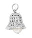 Bell Pendant - White Gold - Pearl Ringing
