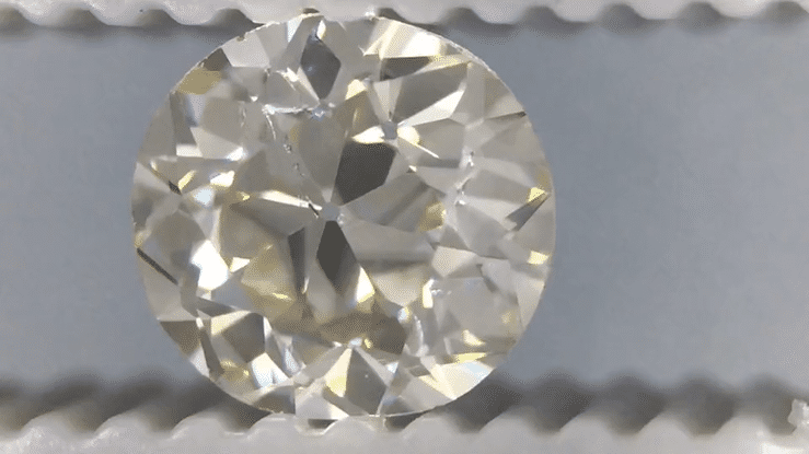 0.57 Carat Natural Loose Cushion Modified Brilliant Cut Diamond L Color SI1 Clarity - Item: D130 - Image: 3