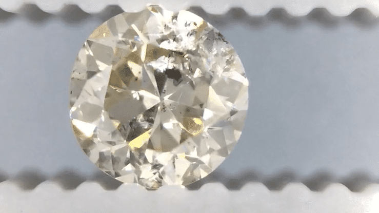0.30 Carat Loose Natural Old European Cut Diamond - L Color I1 Clarity - Item: D145 - Image: 3