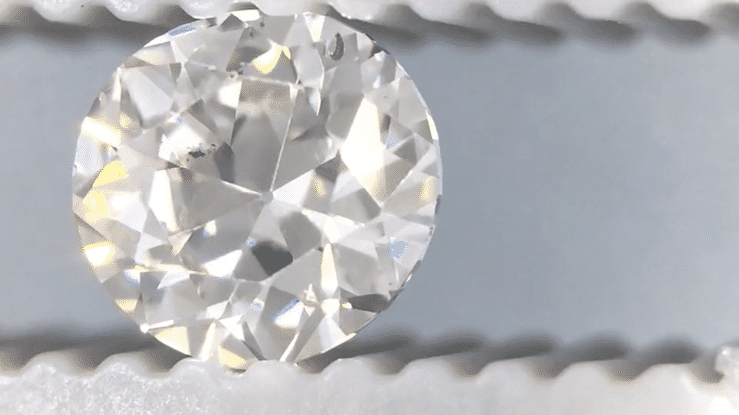 0.34 Carat Natural Loose Vintage Transitional Round Brilliant Cut Diamond - G Color SI1 Clarity - Item: D153 - Image: 3