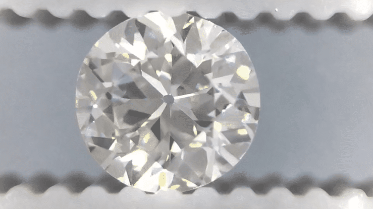 0.38 Carat Natural Loose Vintage Transitional Round Brilliant Cut Diamond  - G Color SI2 Clarity - Item: D154 - Image: 3