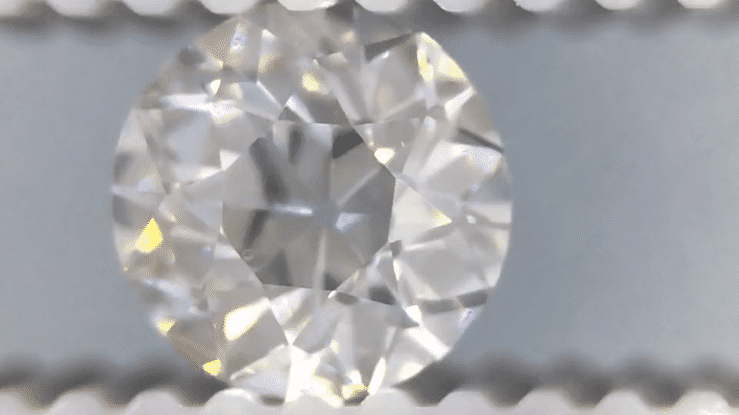 0.43 Carat Loose Natural Old European Cut Diamond H Color SI1 Clarity - Item: D180 - Image: 3