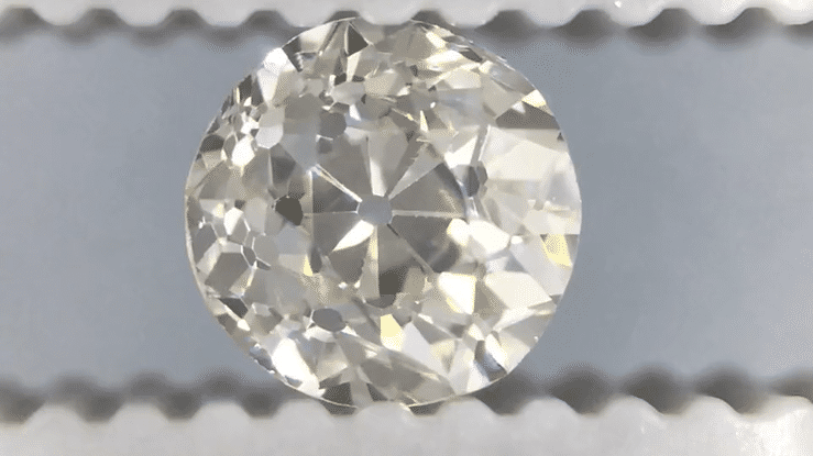 0.46 Carat Loose Old European Cut Diamond Natural L Color VS2 Clarity - Item: D220 - Image: 3