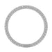Art Deco Engraved Wheat Diamond Eternity Wedding Band in White Gold - 14 or 18 Karat