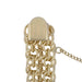 Heavy Estate 1960's Quad Link Charm Bracelet - 12K Yellow Gold Filled - 7.25 Inches