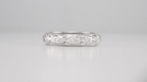 Griswold Antique Edwardian Diamond Wedding Ring in Platinum - Size 7 1/2