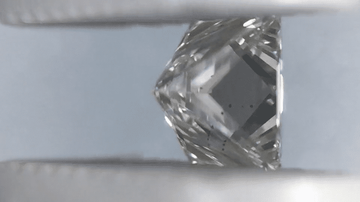 Loose Natural 0.34 Carat Princess Cut Diamond G Color VS2 Clarity | EGL USA Report | Very Good Polish - Item: D103 - Image: 3