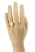 Mens Oval Victorian Filigree Scrolls Signet Ring in Yellow Gold