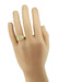 Men's Victorian Square Signet Ring in Yellow Gold with Engraved Shoulders