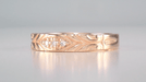 Men's 14K Rose Gold 1950's Jadan Wedding Band with Diamonds