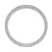 Men's Art Deco Scrolls Engraved 4mm Wide Wedding Band in Platinum