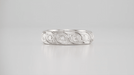 Milldale Retro Platinum Estate Eternity Diamond Wedding Band - Size 6.75