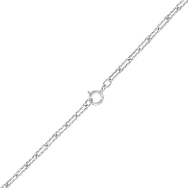 Vintage Style Art Deco Crinkle Chain in Solid Sterling Silver - Vintage Replacement Neckhain, 16"  18" and 20" Inches - alternate view
