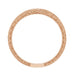 14K Rose Gold Royal Crown Hugger Diamond Wedding Band