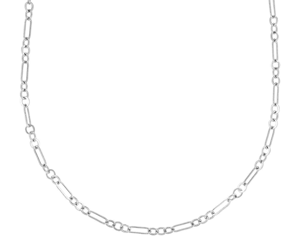 Long and Short Paperclip Vintage Replacement Chain for Antique Pendants