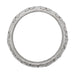 Art Deco Diamond Antique Flanders Wedding Ring in Platinum - Size 5 1/2