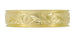 Yellow Gold Men's Hand Engraved Art Deco Scrolls 6mm Vintage Style Western Wedding Band