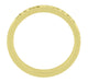 Side of Yellow Gold 4mm Wide Vintage Carved Acanthus Victorian Wedding Band for a Man R1235MY